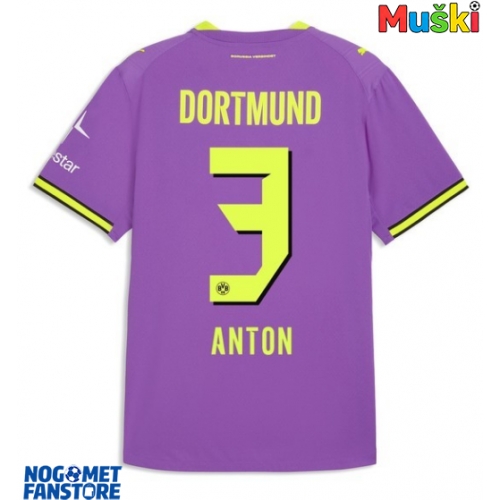 Borussia Dortmund Waldemar Anton #3 Rezervni Dres 2026-27 Kratak Rukav